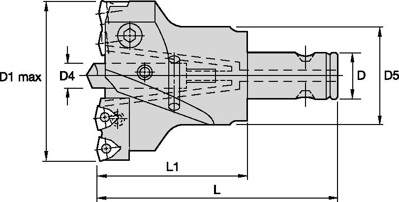 Indexable Drills Hts Deep Hole Drilling System