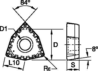 Indexable Drills Drill Fix™ DFT™ • LD Inserts