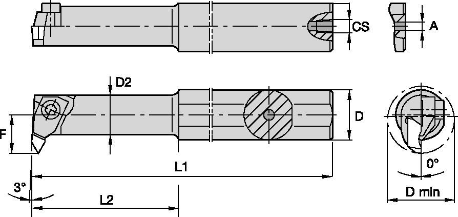 Threading - Top Notch™ Threading Boring Bars