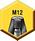 Dimensione filettatura del tirante: M12