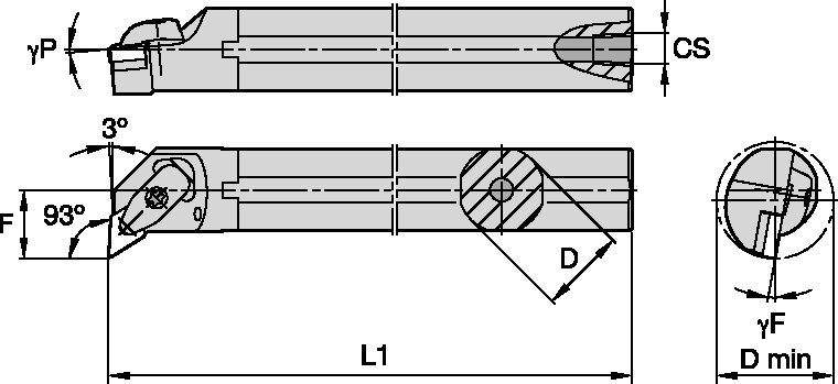 Kenclamp™ Boring Bars - Kenloc™ Inserts