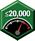 Speed —  20,000 min-1  Maximum
