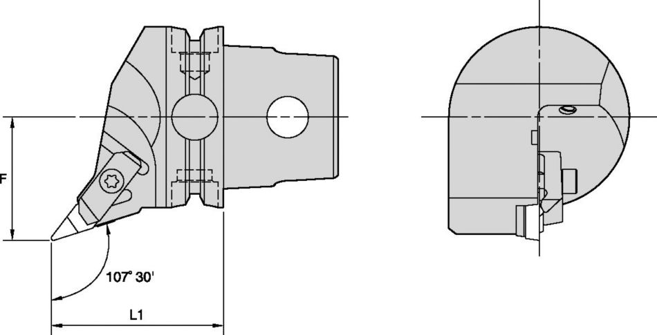 KM63TS™ 절삭 유닛 Top Notch™ 프로파일링