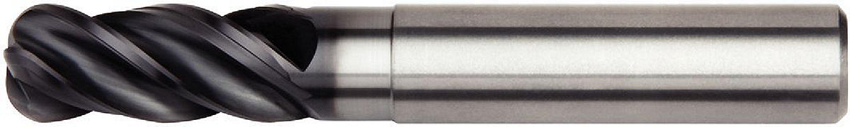 10 mm Cutting Diameter 4-Flute RH Cut WIDIA Hanita 47N710014LT VariMill I 47N7 HP End Mill 1 mm Radius Straight Shank TiAlN Coating Carbide 