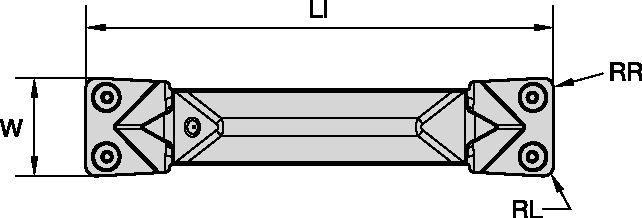 Inserti per scanalatura e tornitura • WMT-P-PH • Rettificati