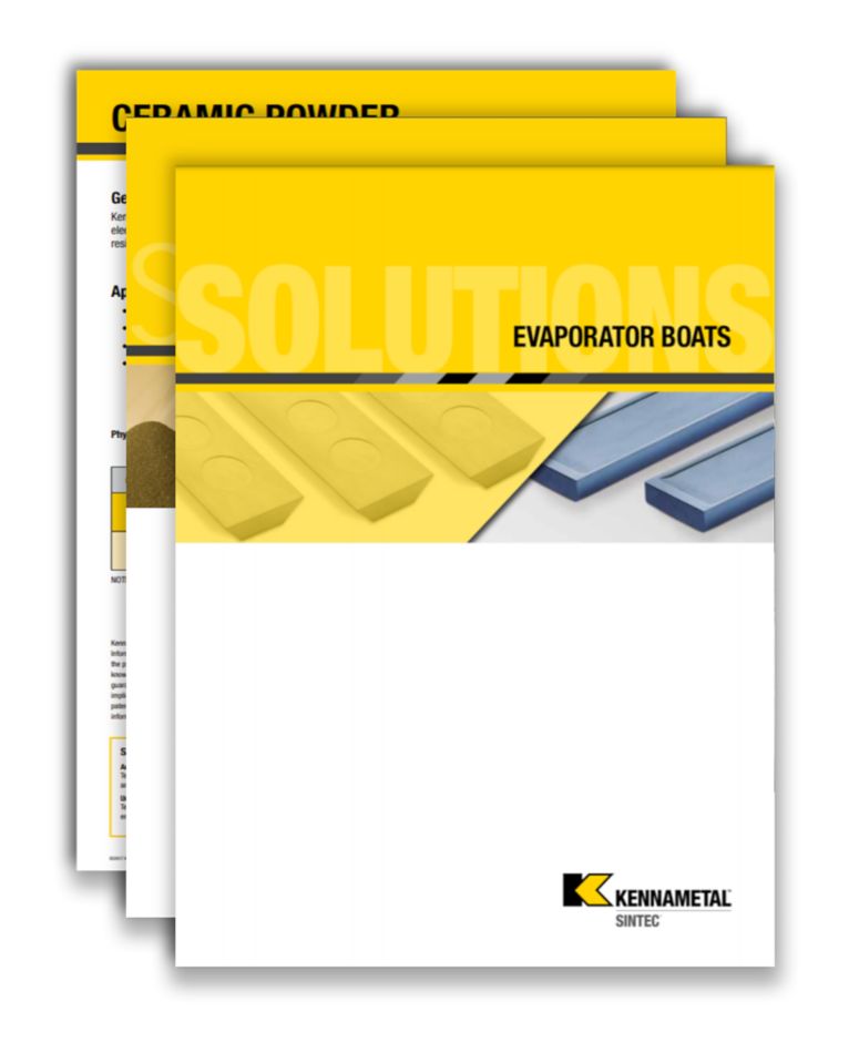 Catalogs, Brochures, and Data Sheets – Kennametal
