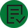Form and checkmark icon 