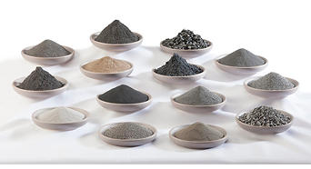 A variety of Kennametal powders