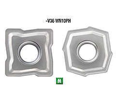 Top Cut 4 V36 WN10PH Inserts with Material Label (N)
