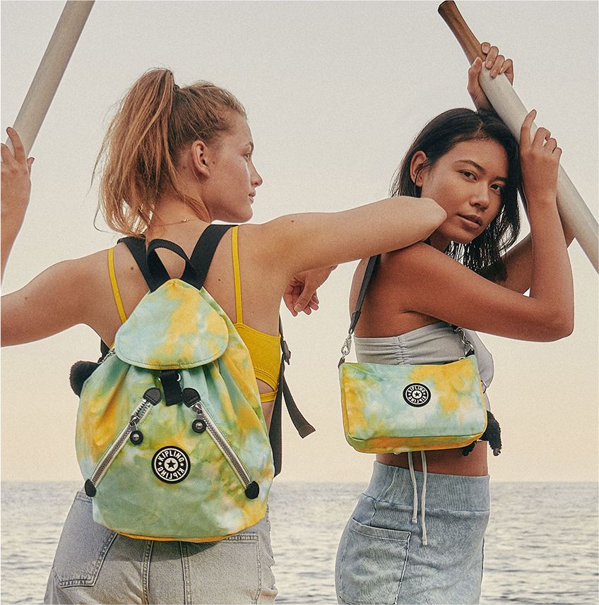 Kipling Live.Light - A colorful array of handbags, backpacks
