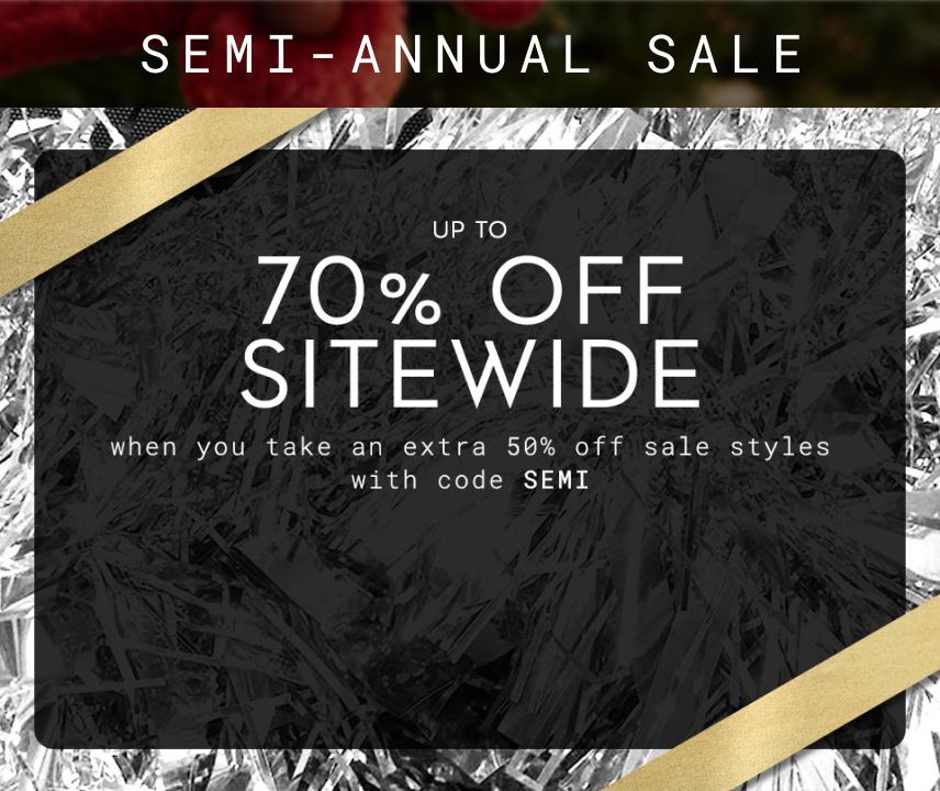 Semi-Annual Sale