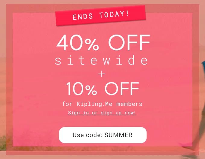 40% Off Sitewide + 10% Off For Loyalty