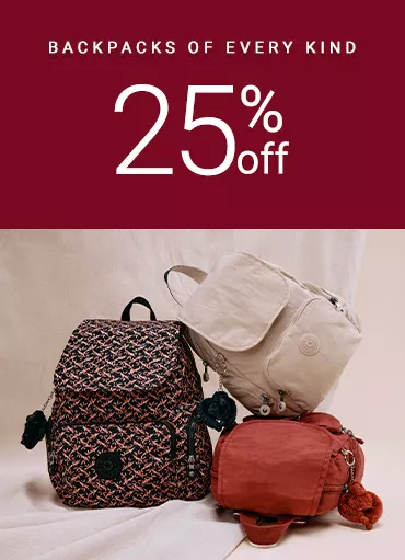 Kipling USA - 25% Off Backpacks!