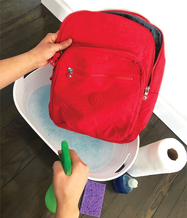 How to Clean Your Backpack by Hand