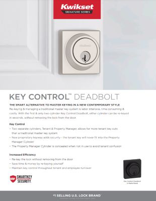 Key Control Contemporary Sell Sheet