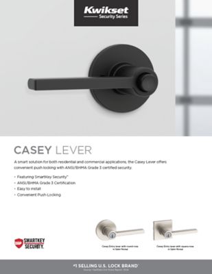 Casey Push Button Lever Sell Sheet