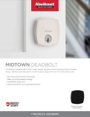 Midtown Deadbolt Sell Sheet