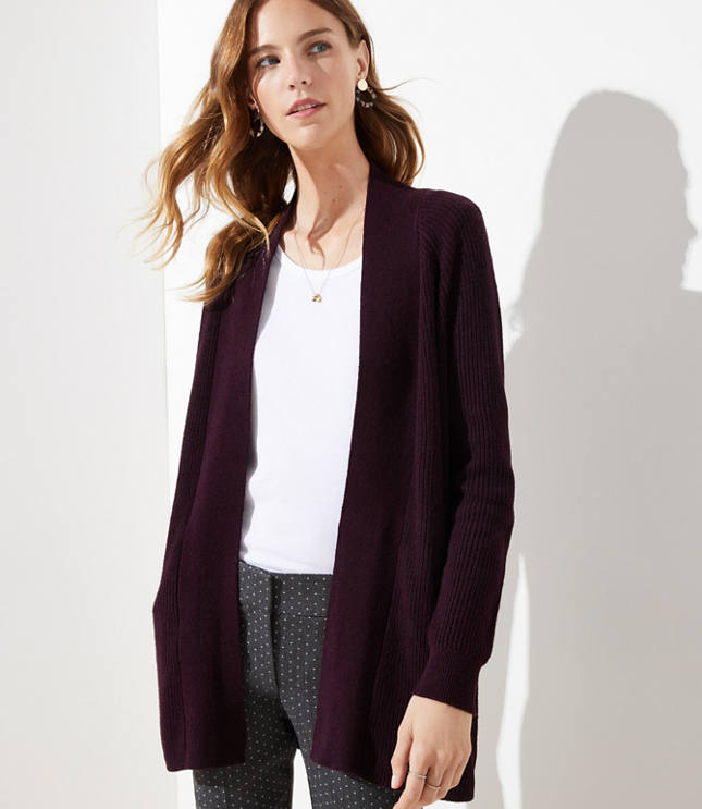 loft sheer cardigan