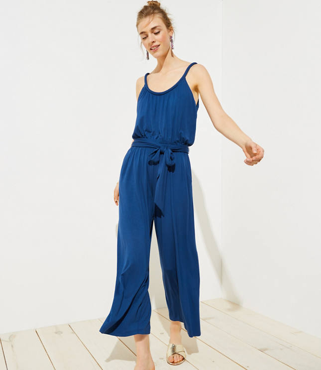 loft blue jumpsuit