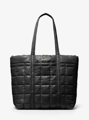 30F1G9ST9Y - Stirling Large Quilted Recycled Polyester Tote Bag BLACK
