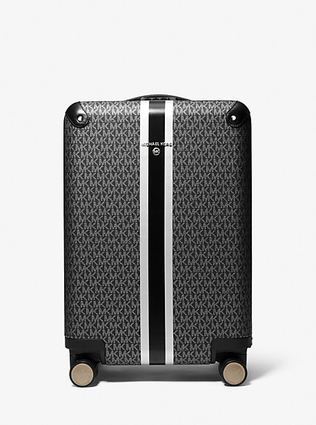 30F2STFT5P - Logo Stripe Suitcase BLACK/SILVER
