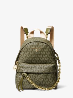 30H1G04B0V - Slater Extra-Small Logo Convertible Backpack OLIVE
