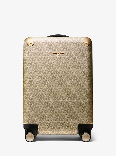 30H1GTFT5U - Metallic Logo Suitcase PALE GOLD