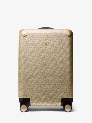 30H1GTFT5U - Metallic Logo Suitcase PALE GOLD