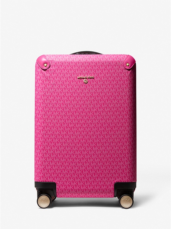 MK 30H1GTFT5V Logo Suitcase WILD BERRY