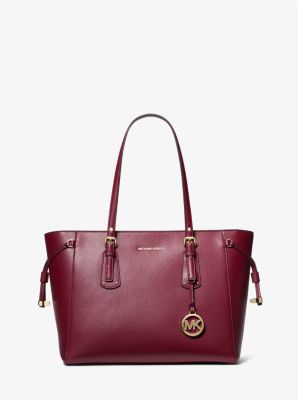 30H7GV6T8L - Voyager Medium Crossgrain Leather Tote Bag MULBERRY