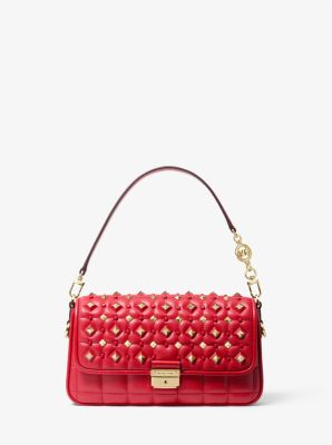 30S1G2BL1U - Bradshaw Small Studded Convertible Shoulder Bag BRIGHT RED
