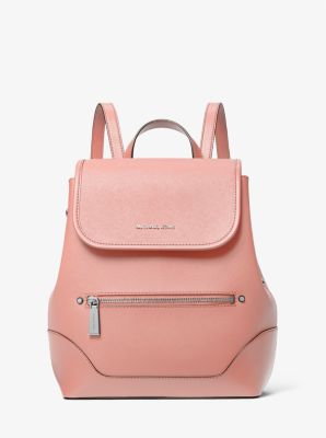 30S3S8HB2L - Harrison Medium Saffiano Leather Backpack PINK