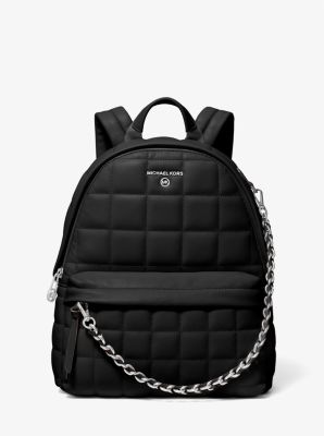 30T1S04B2T - Slater Medium Quilted Leather Backpack BLACK