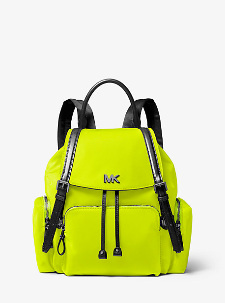 30T9UD9B2C - Beacon Medium Neon Nylon Backpack  ACID YELLOW