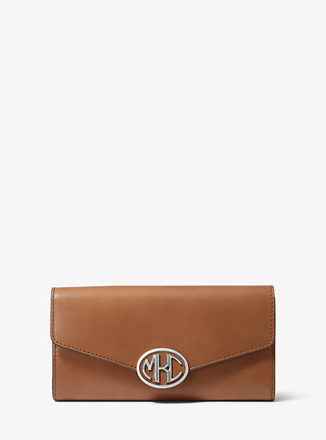 31F9TNOE5L - Monogramme Leather Continental Wallet LUGGAGE