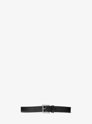 31S2PBLA4L - Leather Trouser Belt BLACK