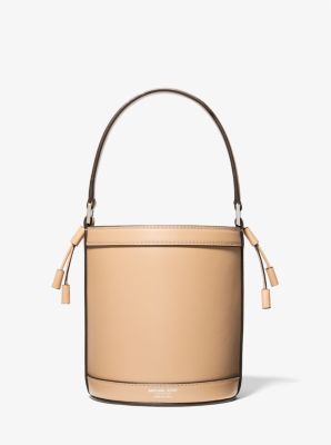 31S2PDYX3L - Audrey Medium Leather Bucket Bag SUNTAN
