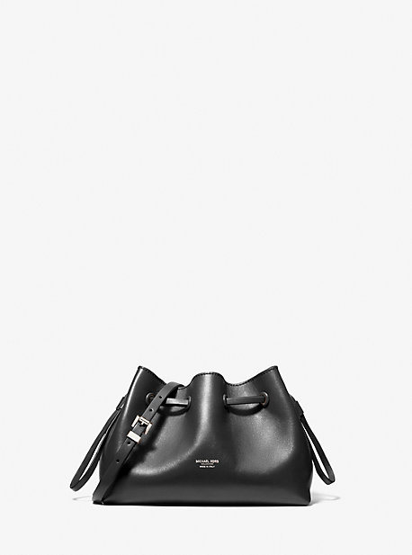 31S2PMCX2L - Monica Mini Leather Crossbody Bag BLACK