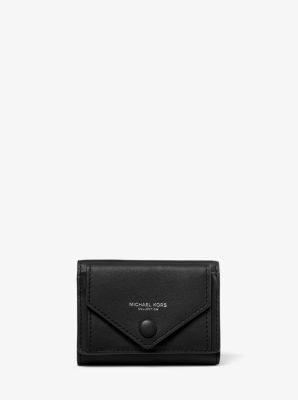 31S9PRND1L - Calf Leather Small Pocket Wallet BLACK