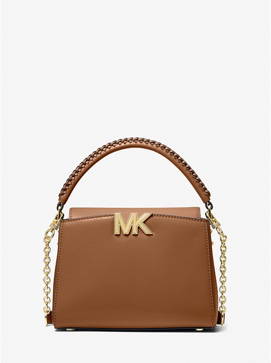 MK 32F1GCDC5L Karlie Small Leather Crossbody Bag LUGGAGE