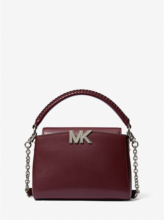 MK 32T2SCDC1L Karlie Small Leather Crossbody Bag MERLOT