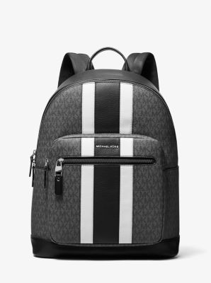 33F0LHDB2Z - Hudson Logo Stripe Backpack GRYHOUND/BLK