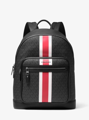 33F1LHDB8B - Hudson Logo Stripe Backpack BRIGHT RED
