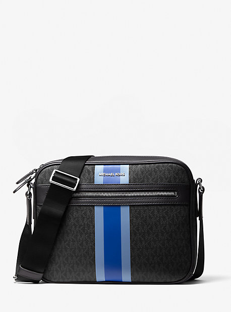 33F1LHDM2B - Hudson Logo Stripe Camera Bag ELECTRIC BLUE