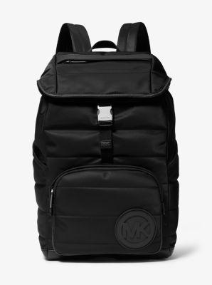 33F2LBKB6O - Brooklyn Quilted Nylon Backpack BLACK