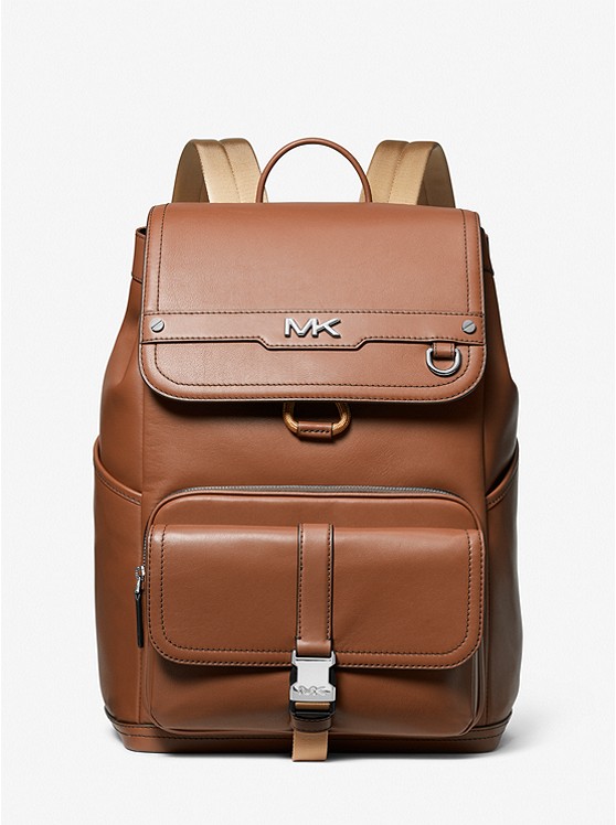 MK 33F3LVAB2L Varick Leather Backpack LUGGAGE
