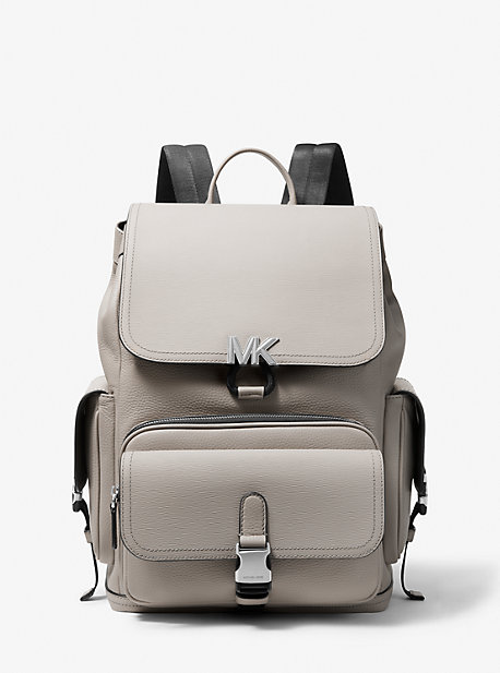 33S2MHDB2T - Hudson Leather Backpack PEARL GREY