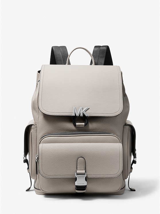 MK 33S2MHDB2T Hudson Leather Backpack PEARL GREY