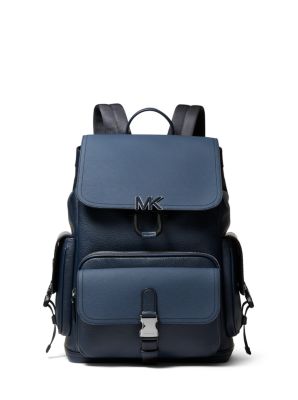 33S2MHDB2T - Hudson Leather Backpack NAVY