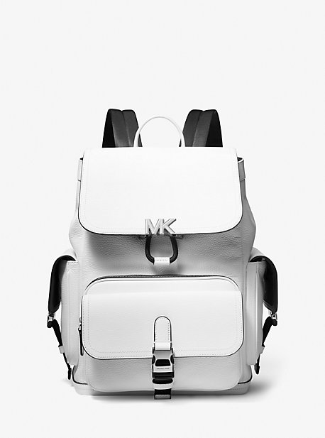 33S2MHDB2T - Hudson Leather Backpack BRIGHT WHT